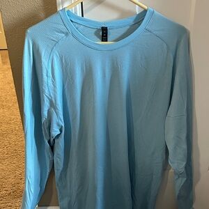 Lululemon Light Blue Long Sleeve Men's Shirt